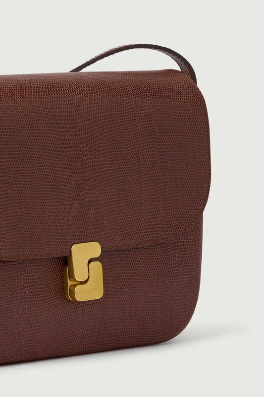 Sac Bellissima Maxi - Cognac - Cuir - Femme